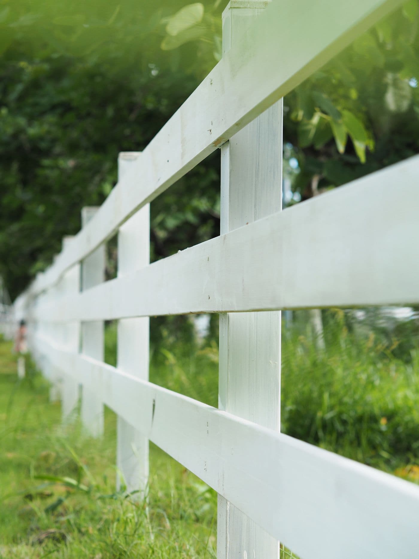 Vinyl fence